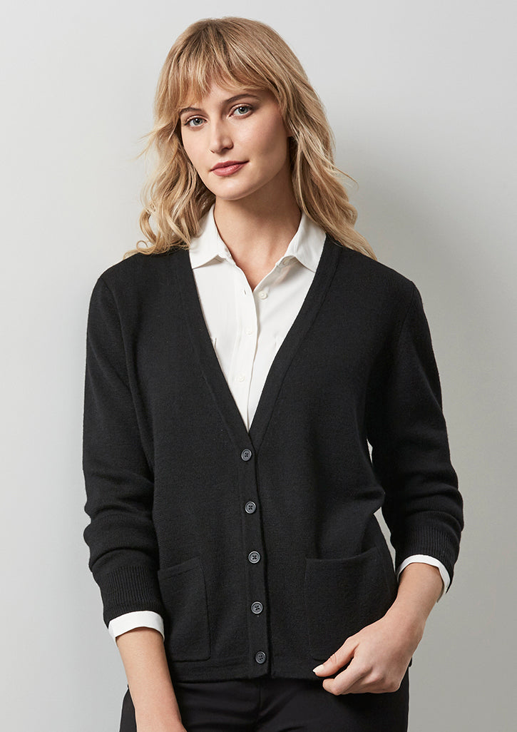 Ladies Woolmix Cardigan LC8008