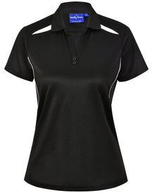 PS94 LADIES SUSTAINABLE POLY/COTTON CONTRAST SS POLO