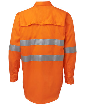 JB's Wear Hi Vis L/S (D+N) 150G Work Shirt 6DNWL