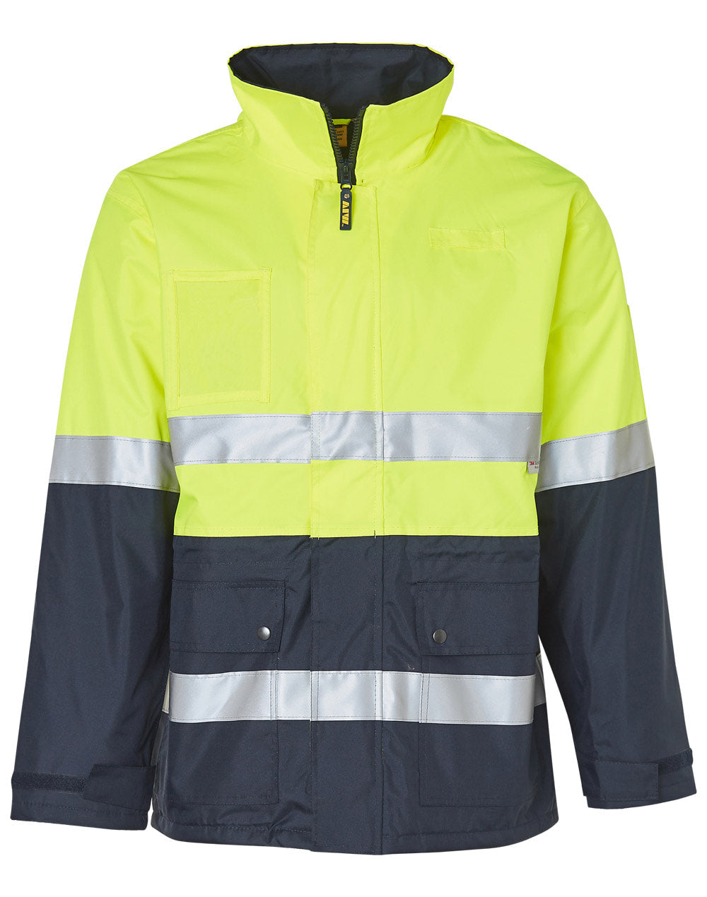 AIW SW50 HI-VIS LONG LINE JACKET POLAR WITH FLEECE LINING