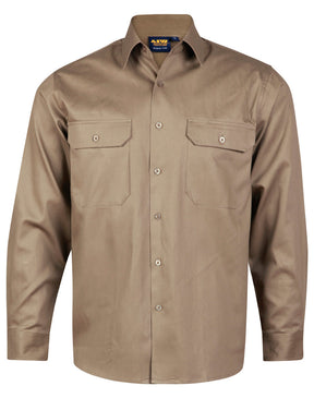 AIW WT04 COTTON DRILL WORK SHIRT