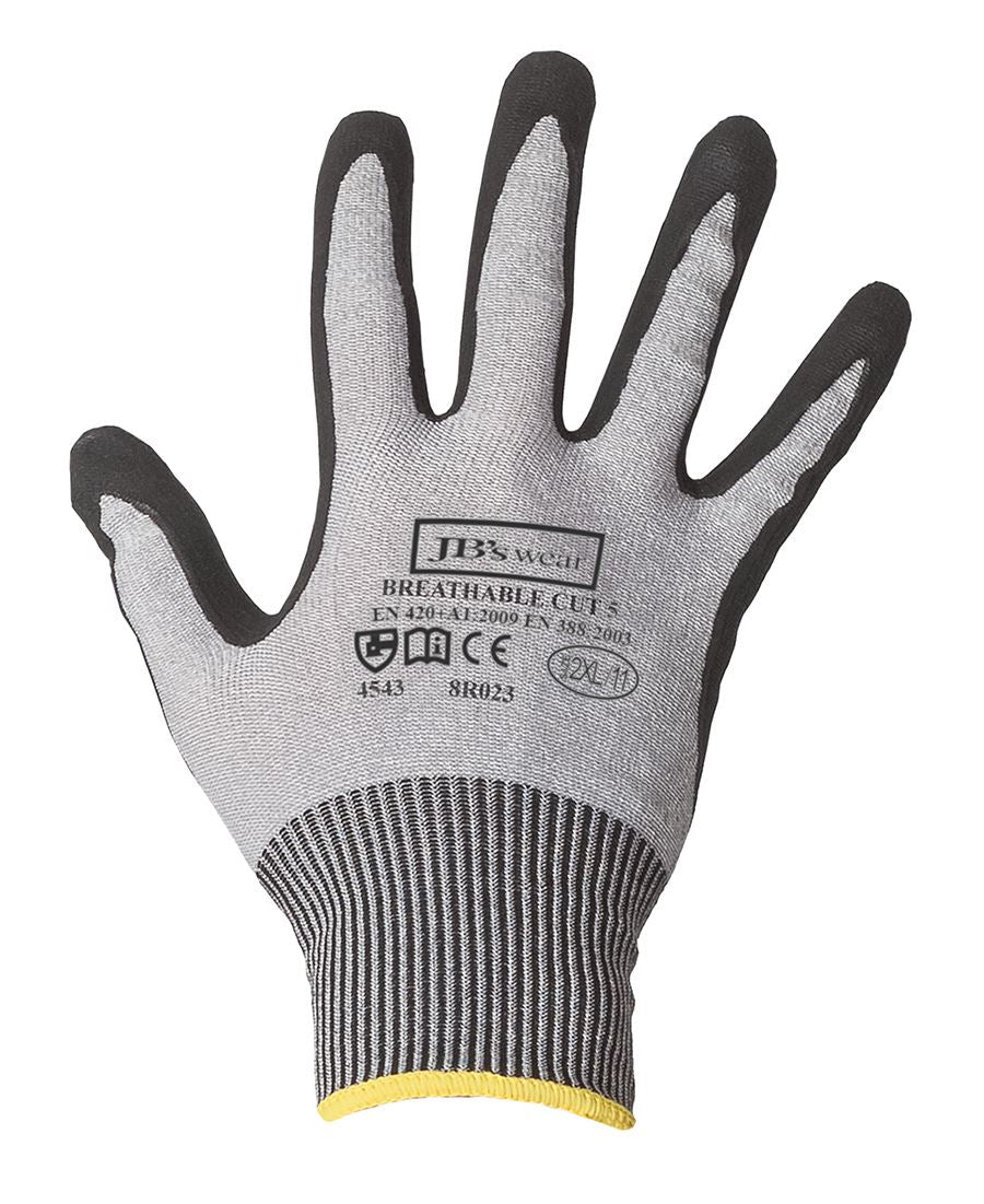 JB's Wear NITRILE BREATHABLE CUT 5 GLOVE (12 PACK) 8R023