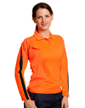 AIW SW34A HI-VIS LEGEND LONG SLEEVE POLO Ladies