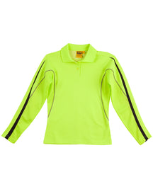 AIW SW34A HI-VIS LEGEND LONG SLEEVE POLO Ladies