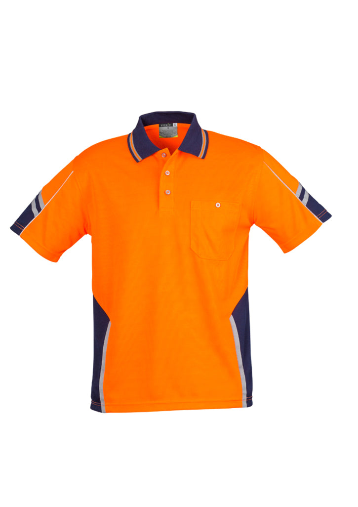 Syzmik Mens Hi Vis Squad S/S Polo ZH237