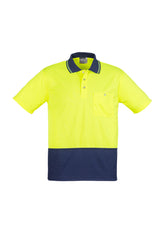 Syzmik Unisex Hi Vis Basic Spliced Polo - Short Sleeve ZH231