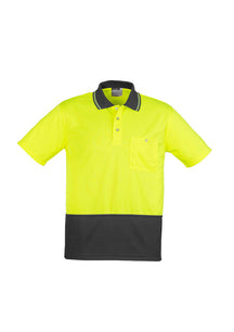 Syzmik Unisex Hi Vis Basic Spliced Polo - Short Sleeve ZH231