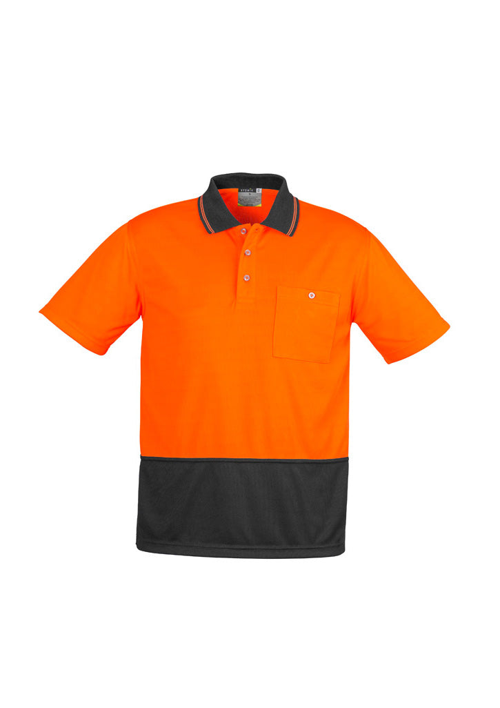 Syzmik Unisex Hi Vis Basic Spliced Polo - Short Sleeve ZH231