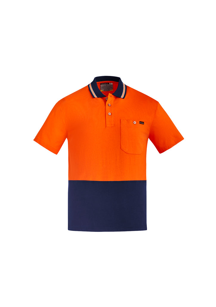 Syzmik Mens Hi Vis Cotton S/S Polo ZH435