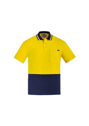 Syzmik Mens Hi Vis Cotton S/S Polo ZH435