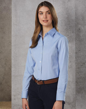 Benchmark M8040L Women's CVC Oxford Long Sleeve Shirt