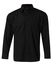 Benchmark BS01L Men's Poplin Long Sleeve Business Shirt