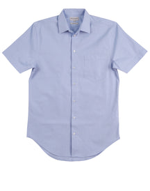 Benchmark M7040S Men's CVC Oxford Short Sleeve Shirt