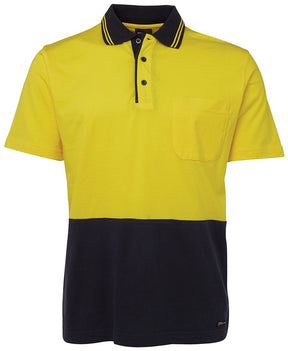 JB's Wear Hi Vis S/S Cotton Polo 6CPHV